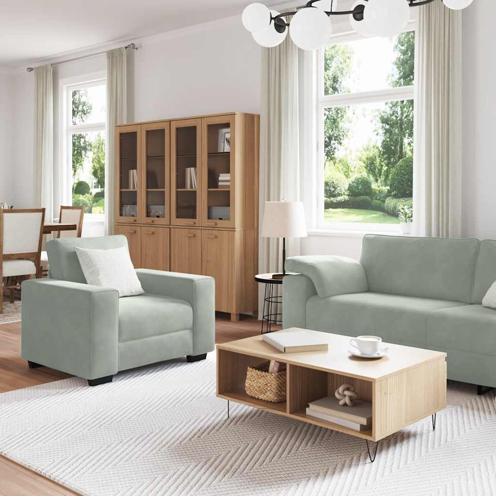 Sofasæt 3 Dele Med Hynder Velour