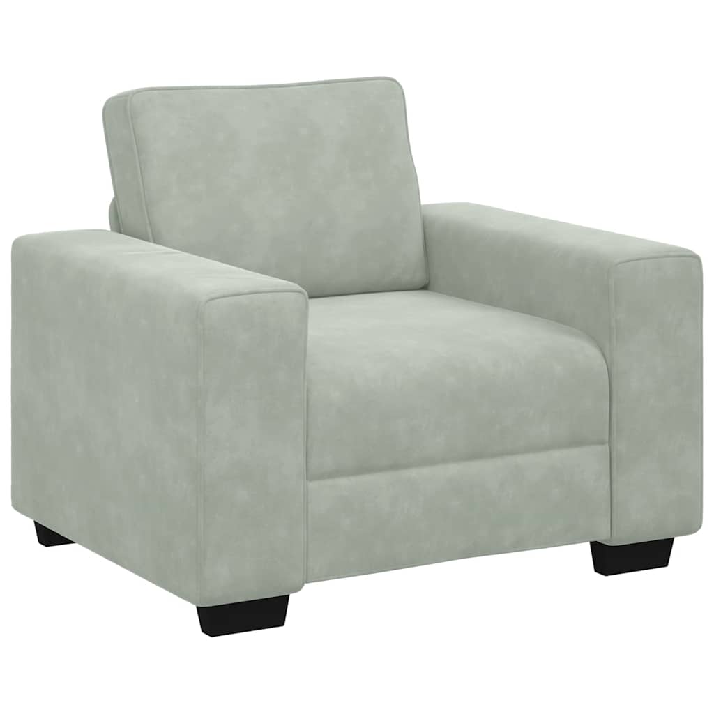 Sofasæt 3 Dele Med Hynder Velour