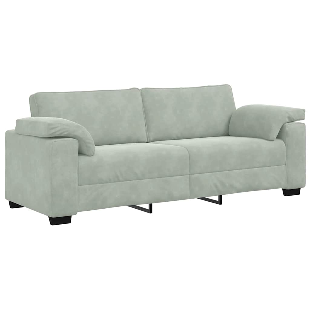 Sofasæt 3 Dele Med Hynder Velour