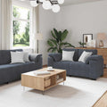Sofasæt 3 Dele Med Hynder Velour