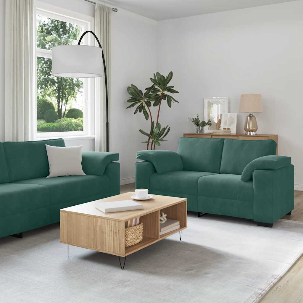 Sofasæt 3 Dele Med Hynder Velour