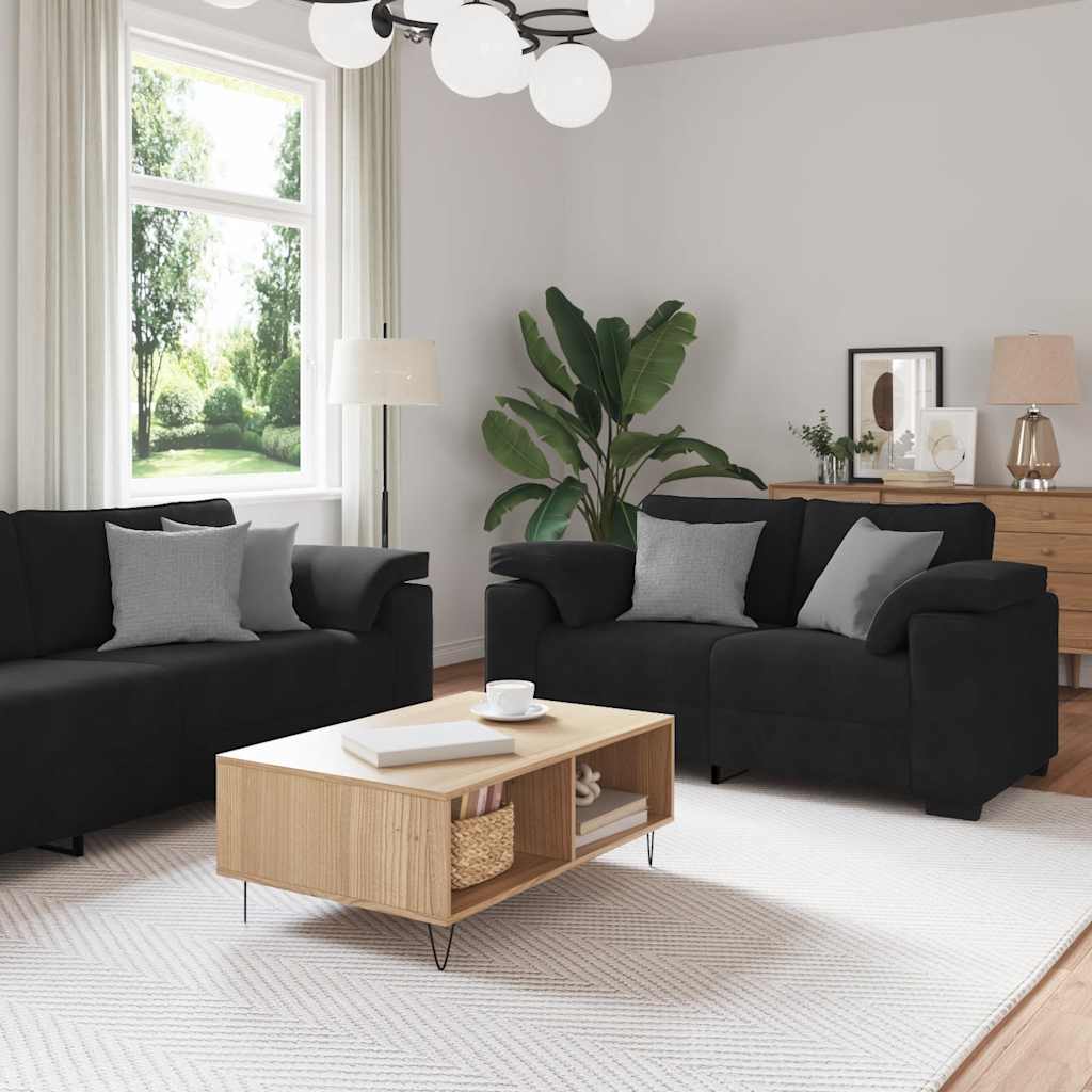Sofasæt 3 Dele Med Hynder Velour