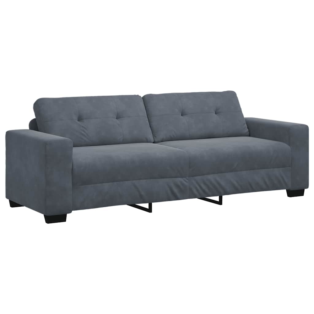 2-Delt Sofasæt Med Hynder Fløjl