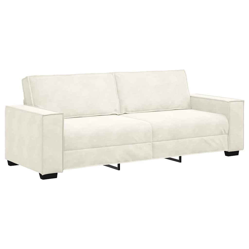 3-Personers Sofa 220X78X84 Cm Fløjl Farvet
