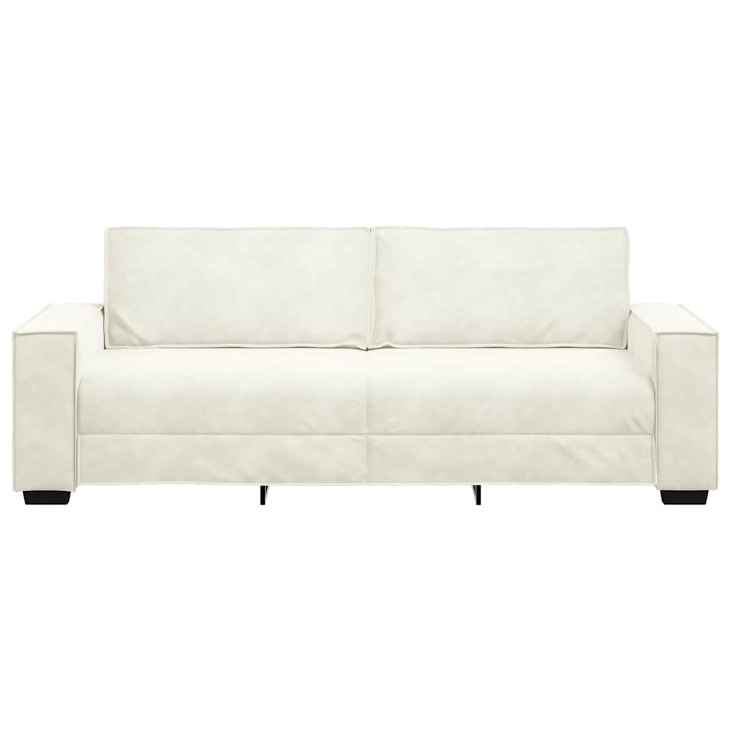 3-Personers Sofa 220X78X84 Cm Fløjl Farvet