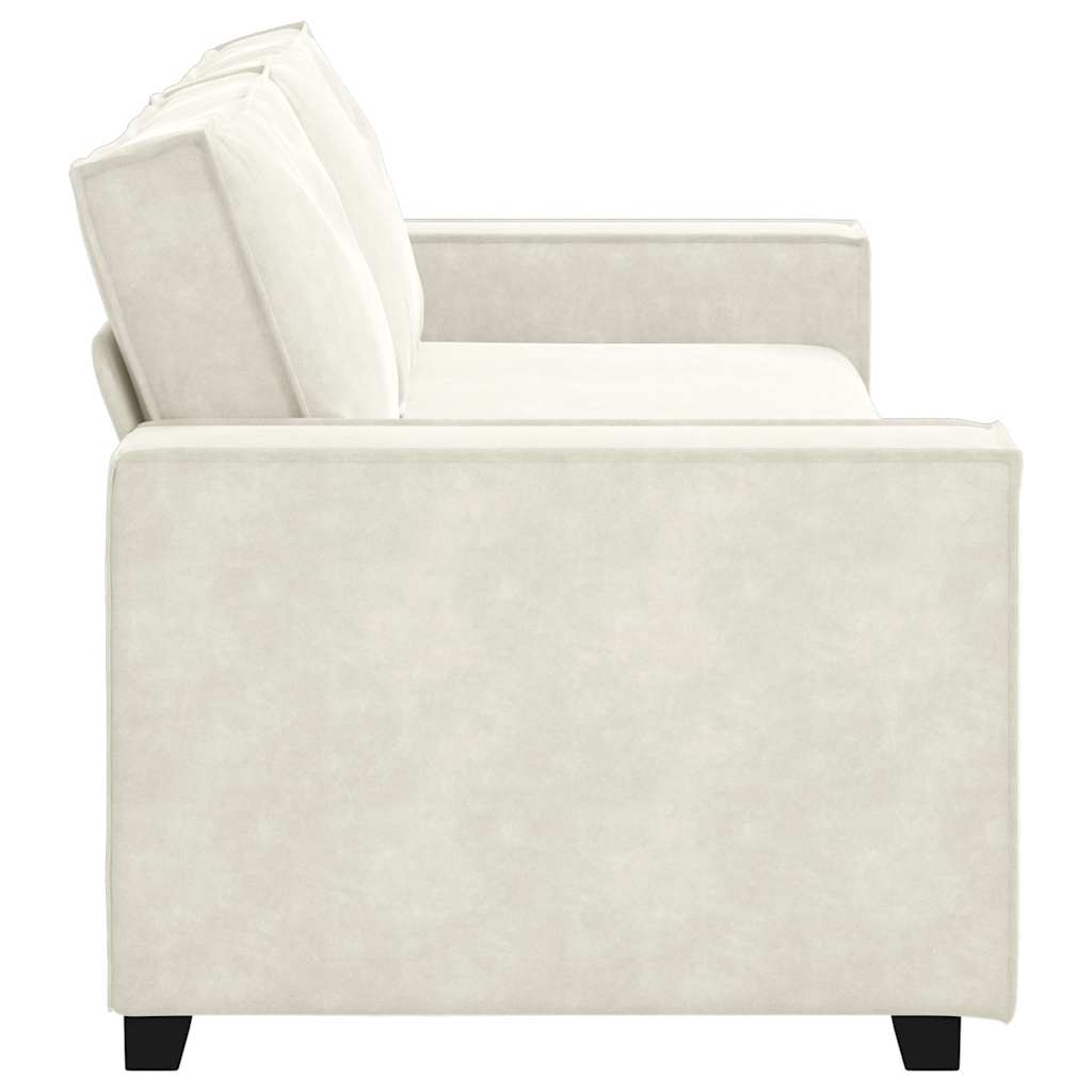 3-Personers Sofa 220X78X84 Cm Fløjl Farvet