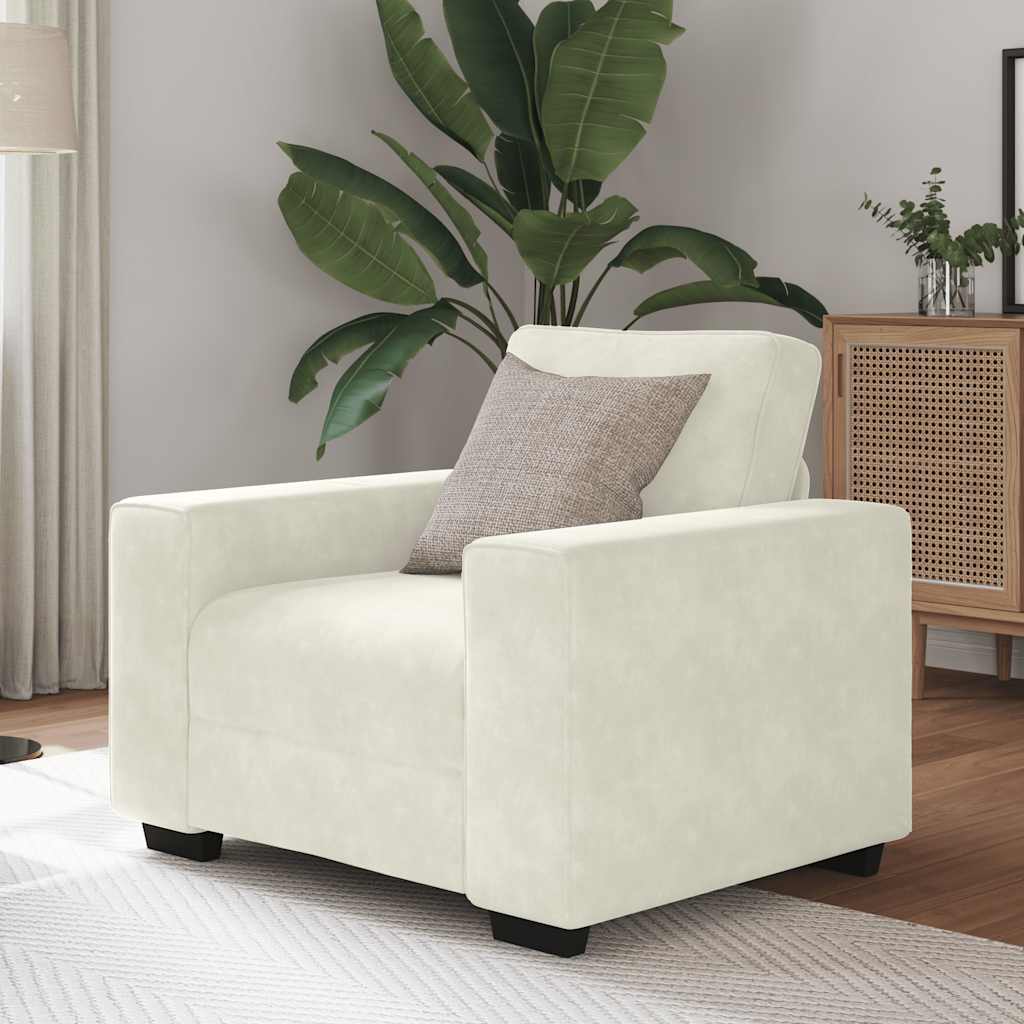 3-Personers Sofa 220X77X82 Cm Fløjl