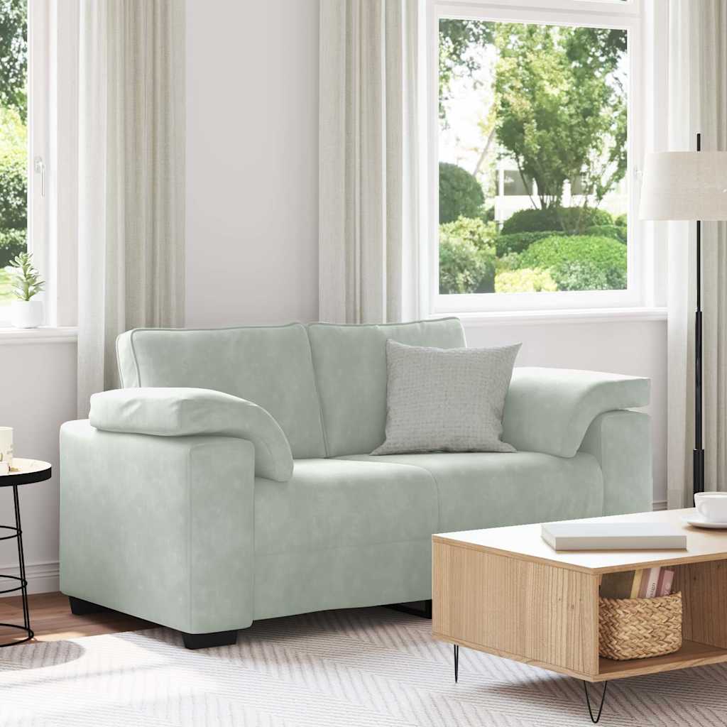 3-Personers Sofa 220X77X82 Cm Fløjl
