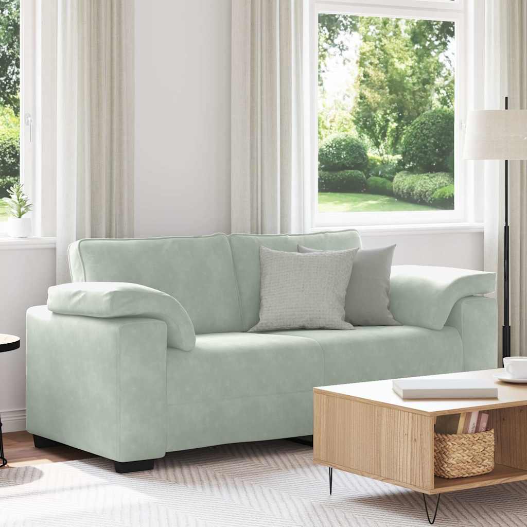 3-Personers Sofa 220X77X82 Cm Fløjl