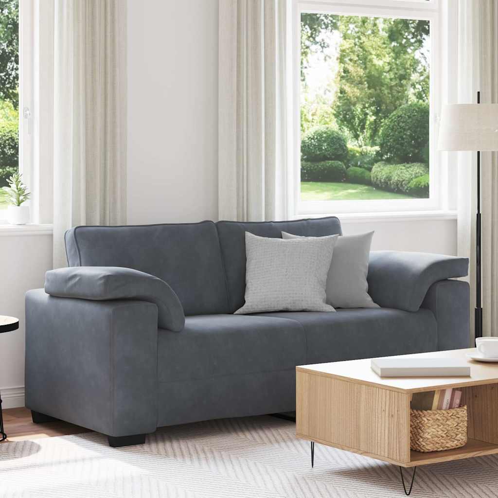 3-Personers Sofa 220X77X82 Cm Fløjl