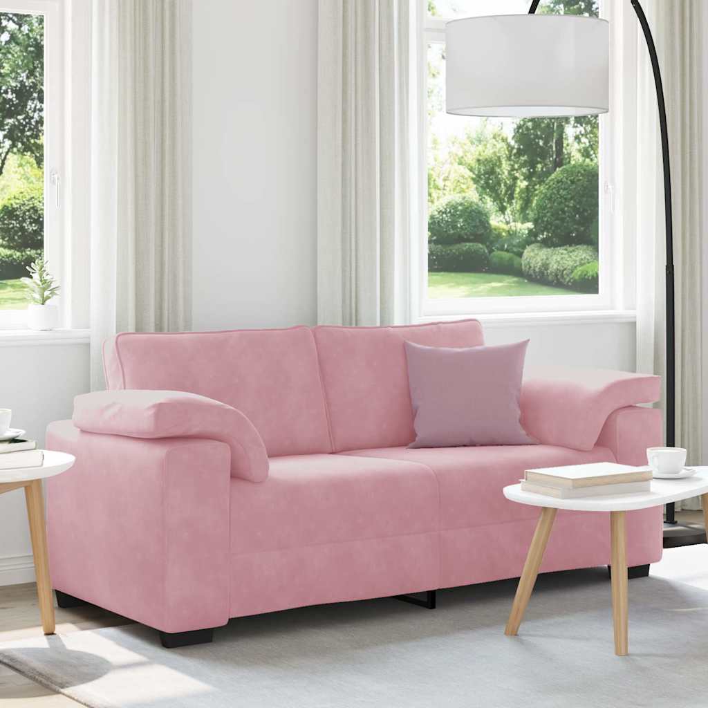 3-Personers Sofa 220X77X82 Cm Fløjl