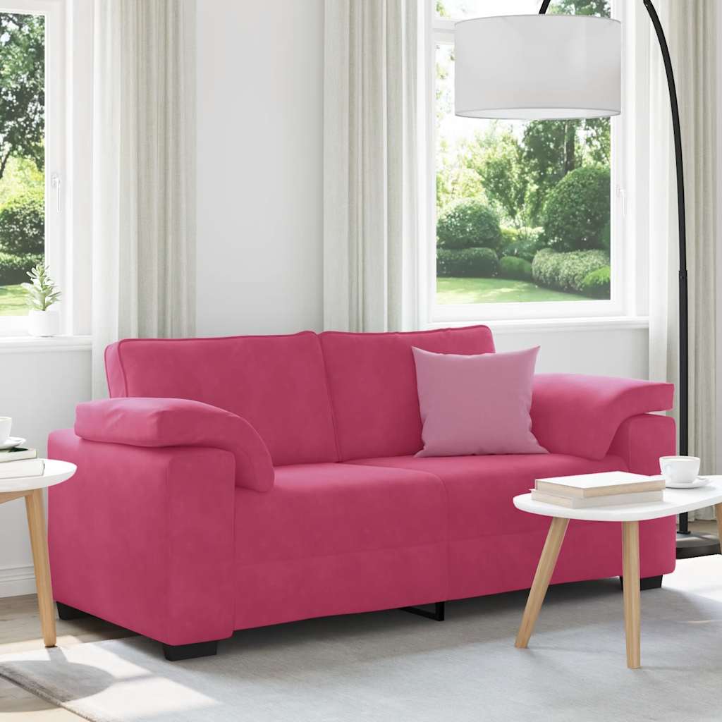 3-Personers Sofa 220X77X82 Cm Fløjl