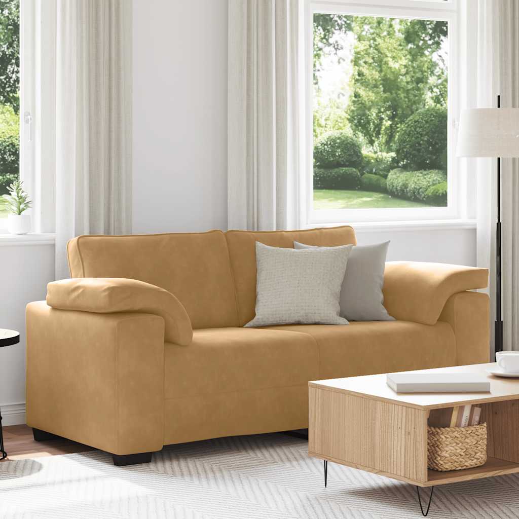 3-Personers Sofa 220X77X82 Cm Fløjl