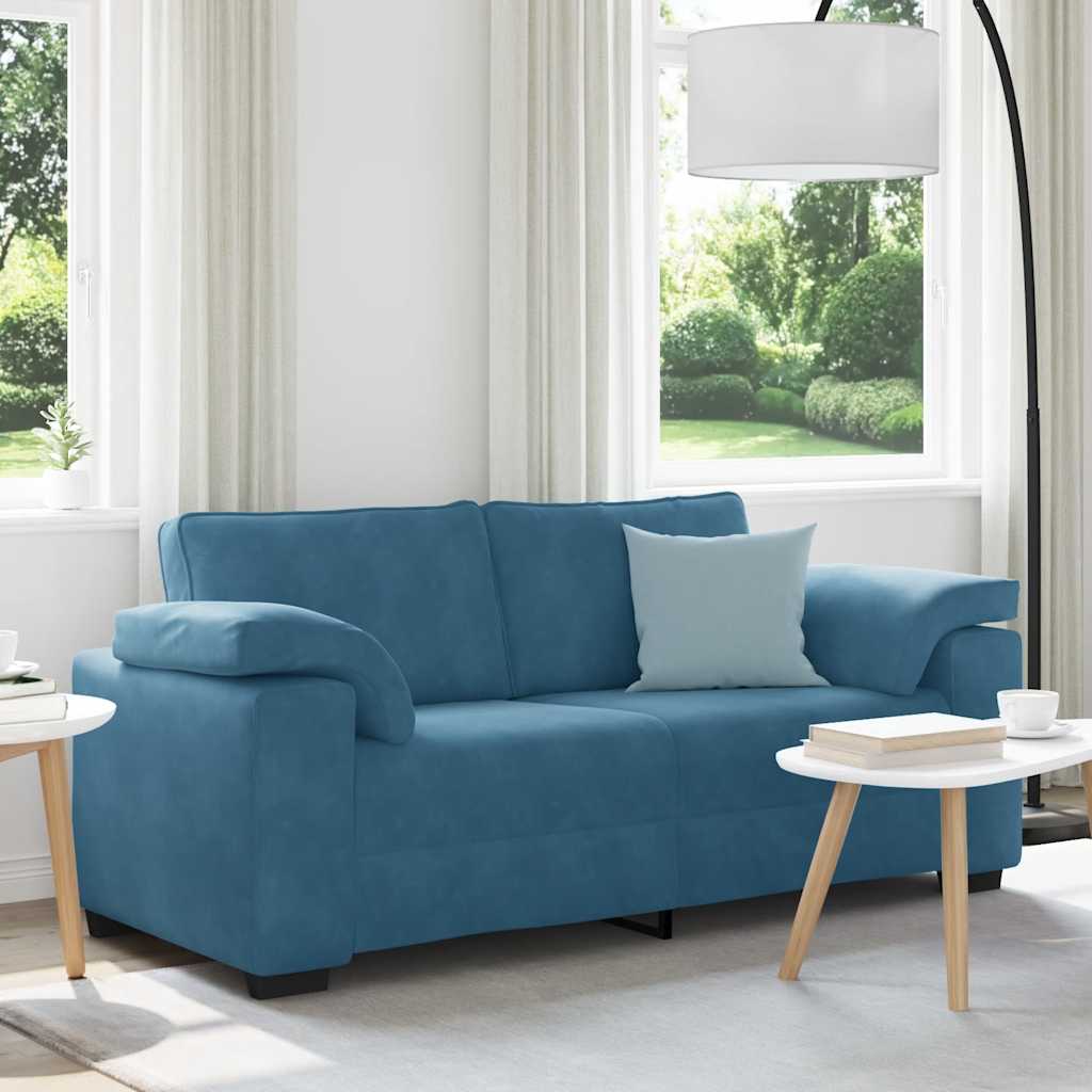 3-Personers Sofa 220X77X82 Cm Fløjl