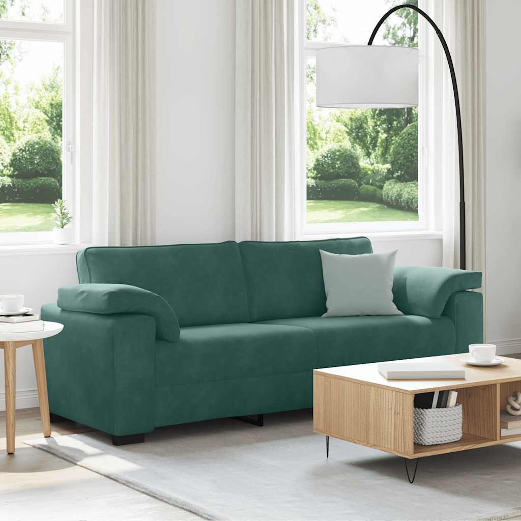 3-Personers Sofa 220X77X82 Cm Fløjl