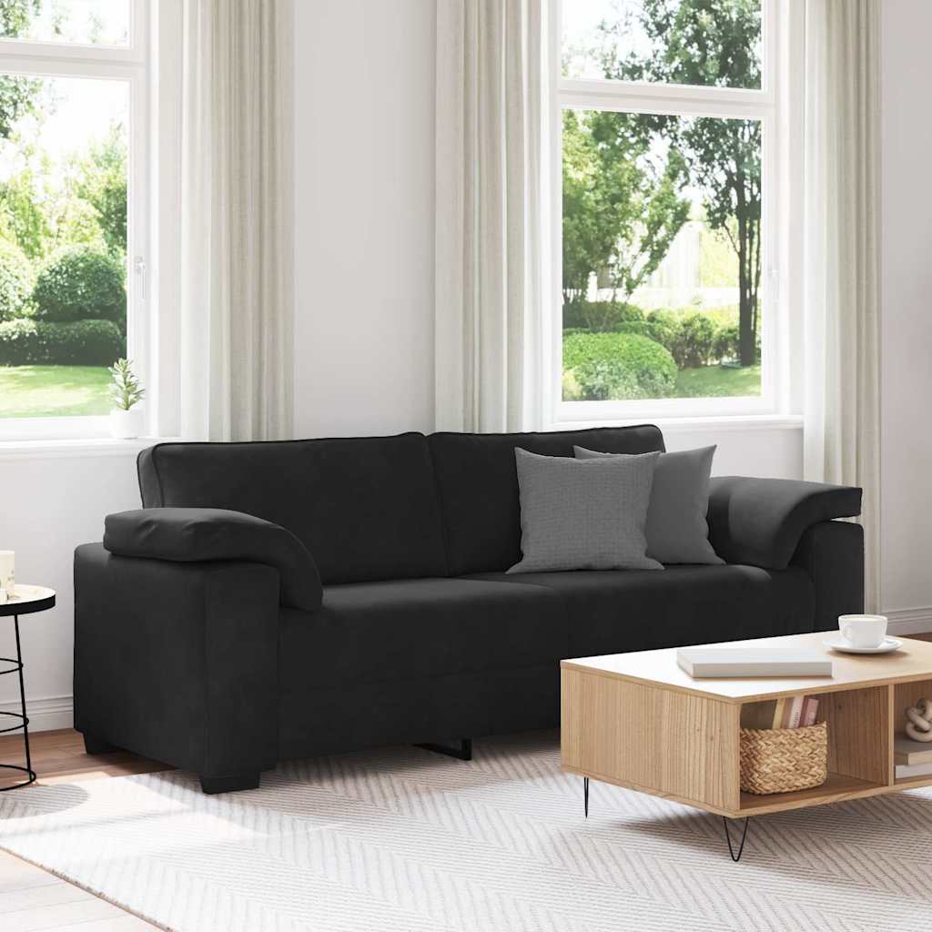 3-Personers Sofa 220X77X82 Cm Fløjl