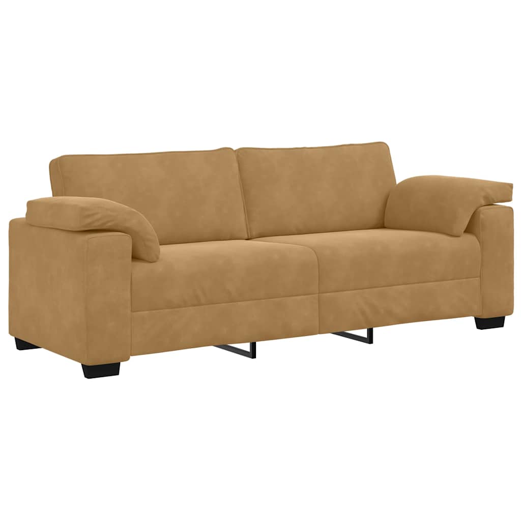 3-Personers Sofa 220X77X82 Cm Fløjl