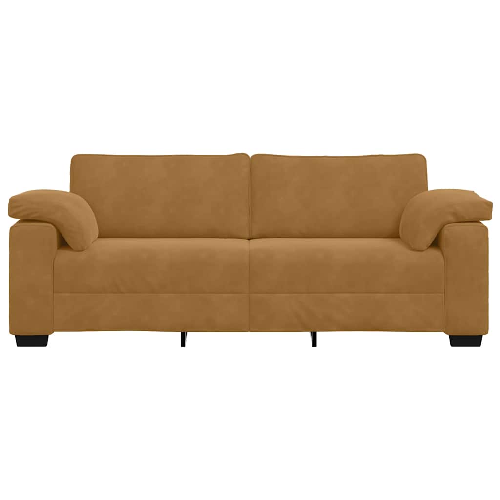 3-Personers Sofa 220X77X82 Cm Fløjl