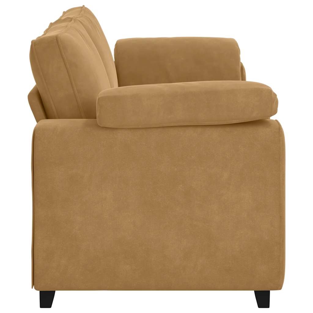 3-Personers Sofa 220X77X82 Cm Fløjl