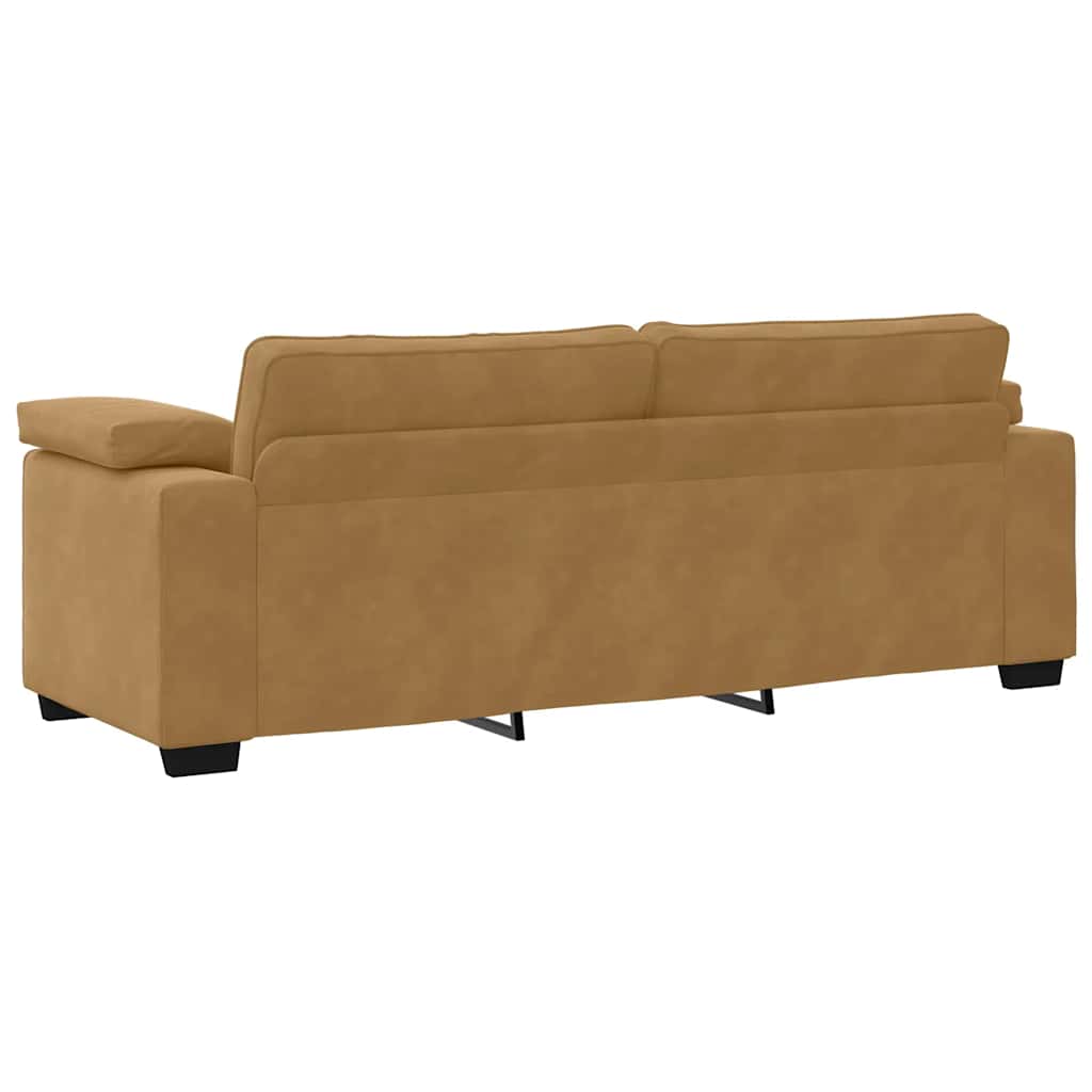 3-Personers Sofa 220X77X82 Cm Fløjl