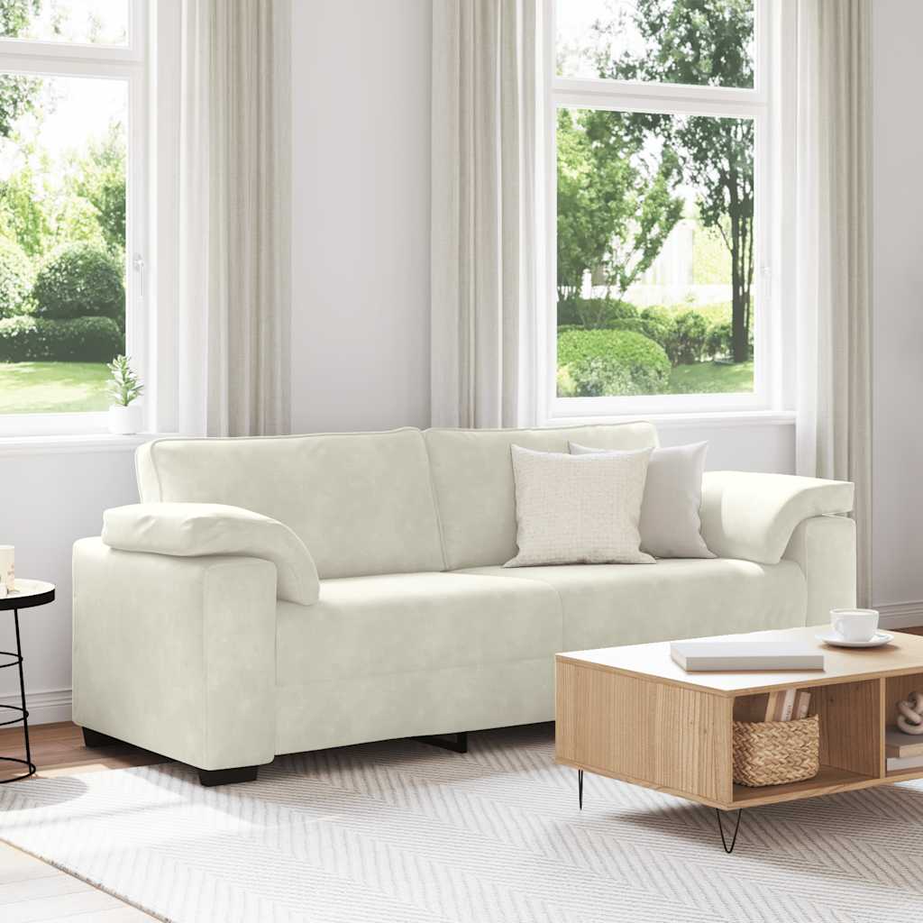 3-Personers Sofa 220X77X82 Cm Fløjl