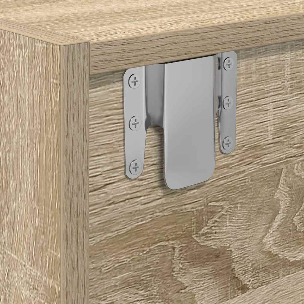 Tv-Borde 2 Stk. 80X31X25,5 Cm Konstrueret Træ