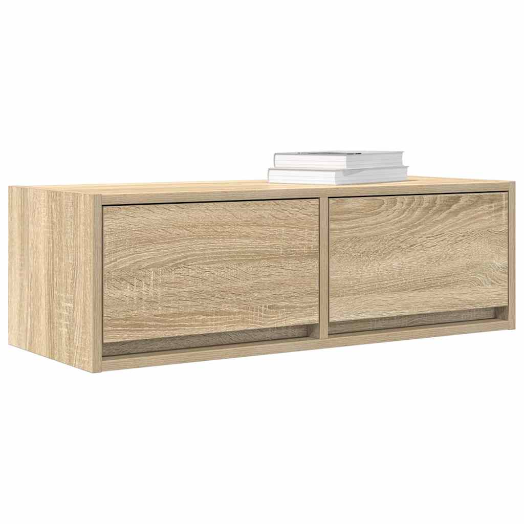 Tv-Borde 2 Stk. 80X31X25,5 Cm Konstrueret Træ