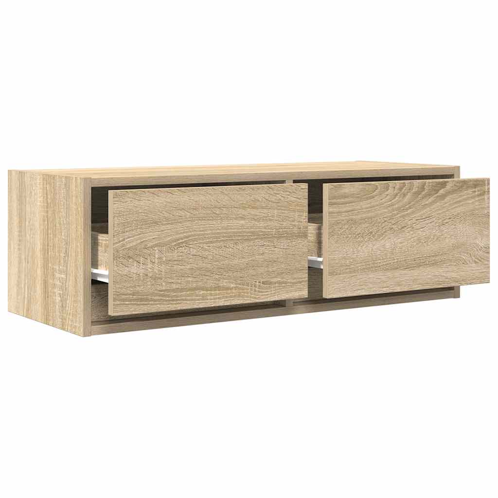Tv-Borde 2 Stk. 80X31X25,5 Cm Konstrueret Træ