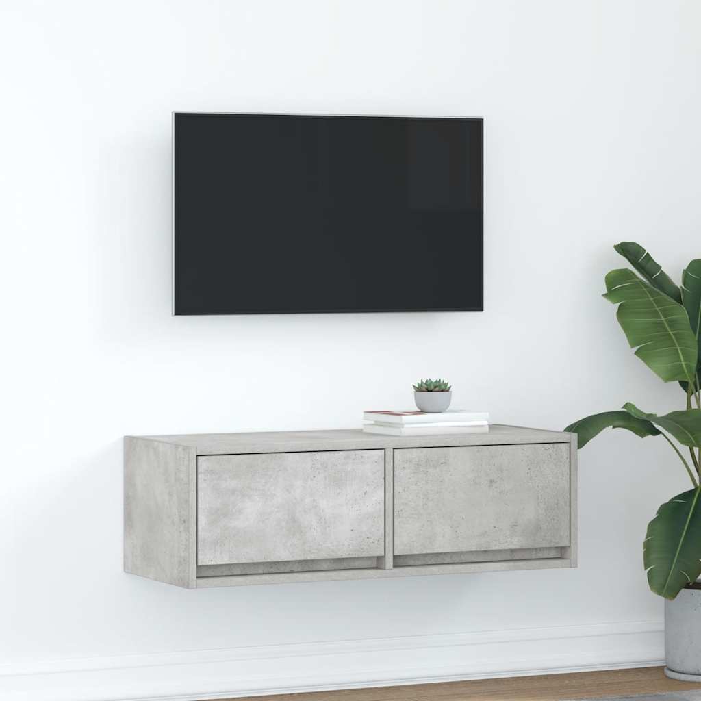 Tv-Borde 2 Stk. 80X31X25,5 Cm Konstrueret Træ