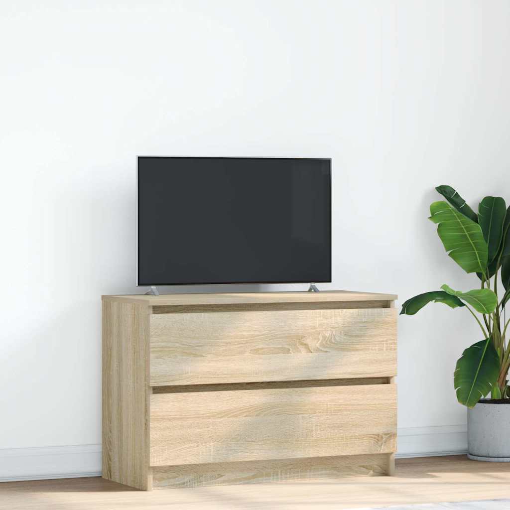 Tv-Bord 100X35X54 Cm Konstrueret Træ