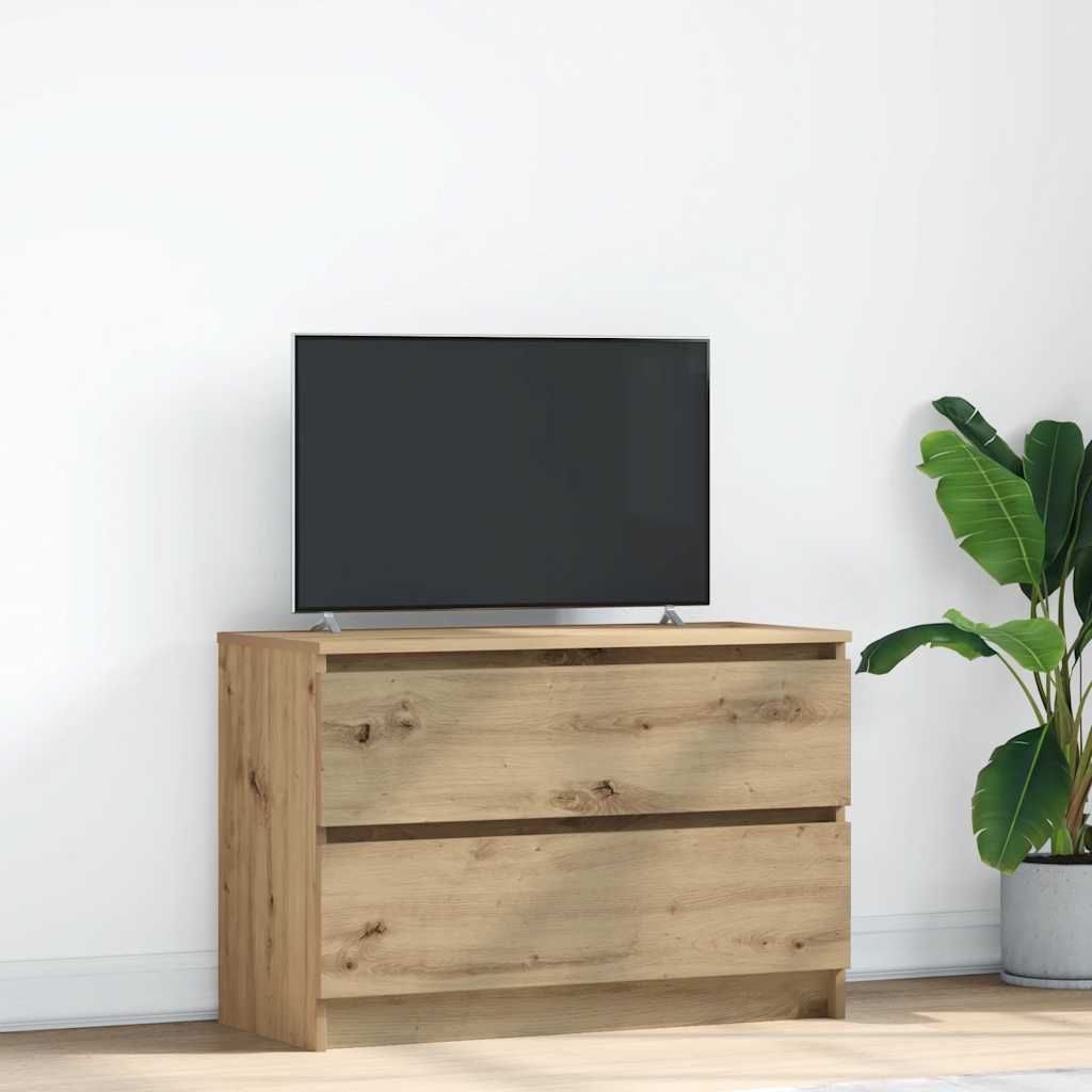 Tv-Bord 100X35X54 Cm Konstrueret Træ