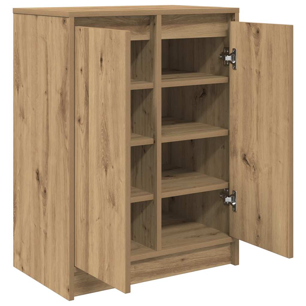 Skoreol 57X34X76 Cm Konstrueret Træ Kunsteg Artisan Eg