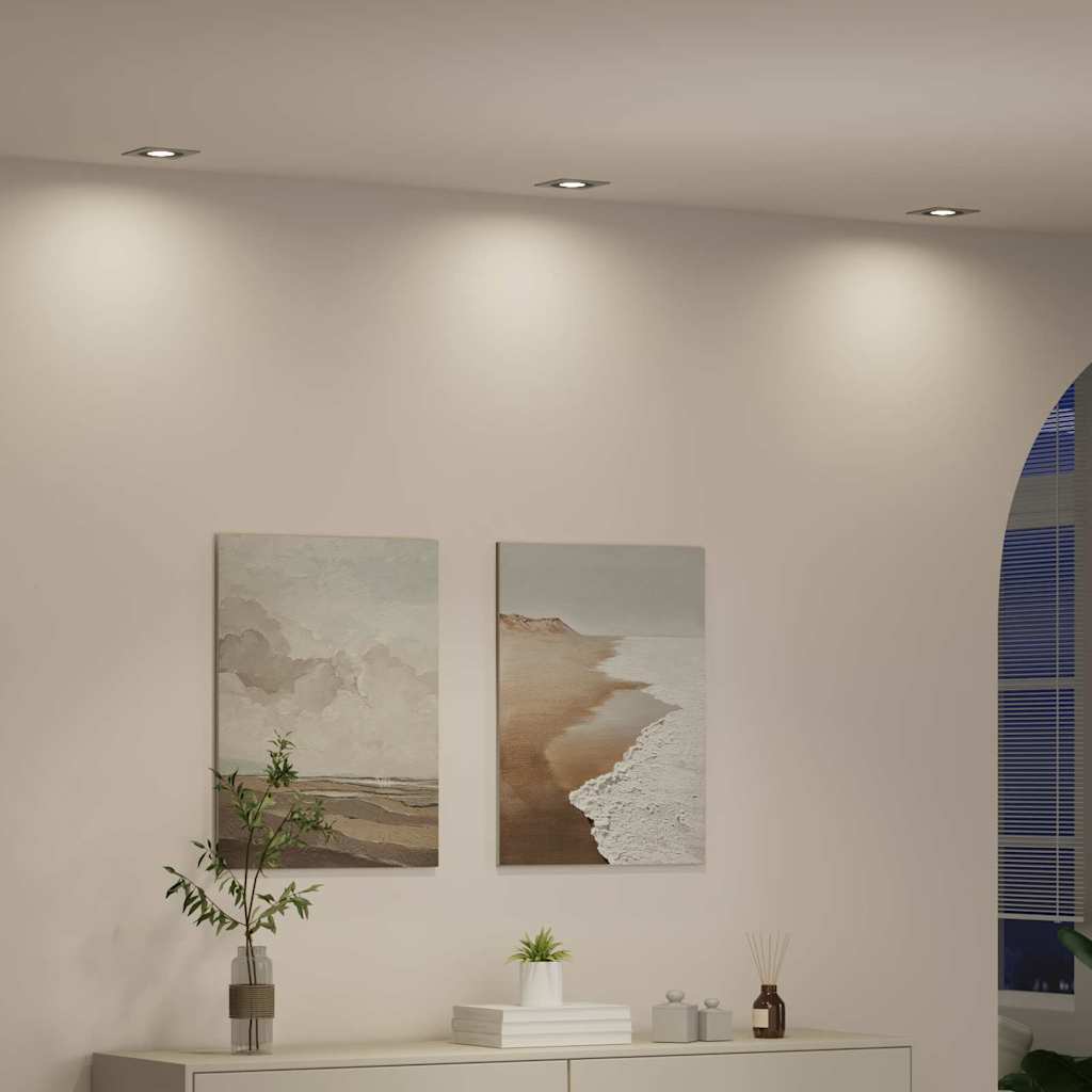 Spotlight 24 Stk. 9 X 9 X 2 Cm Aluminium