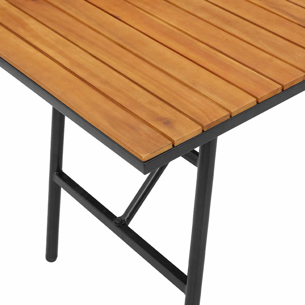 Spisebord Brun 110 X 55 X 61,5 Cm Massivt Akacietræ