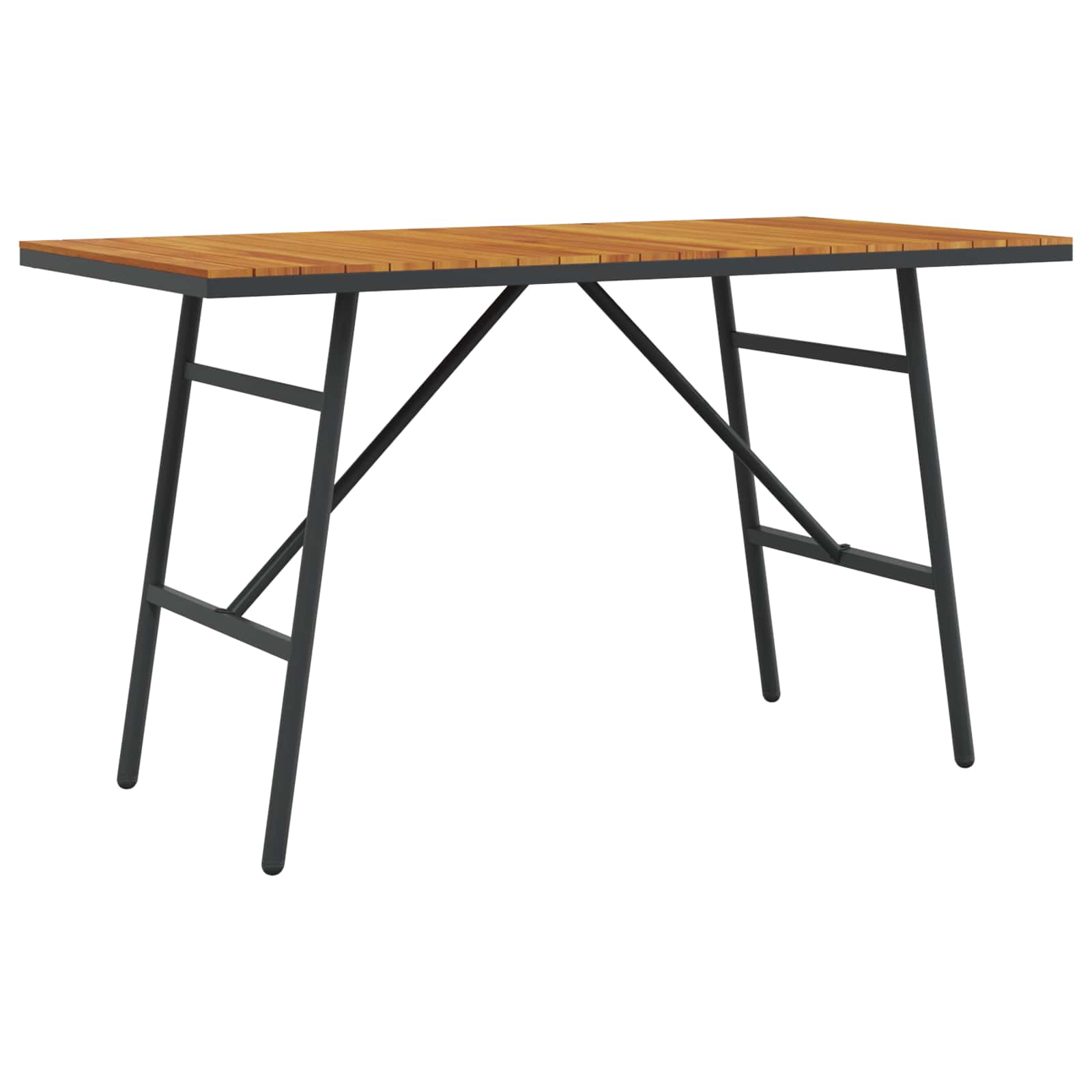 Spisebord Brun 110 X 55 X 61,5 Cm Massivt Akacietræ
