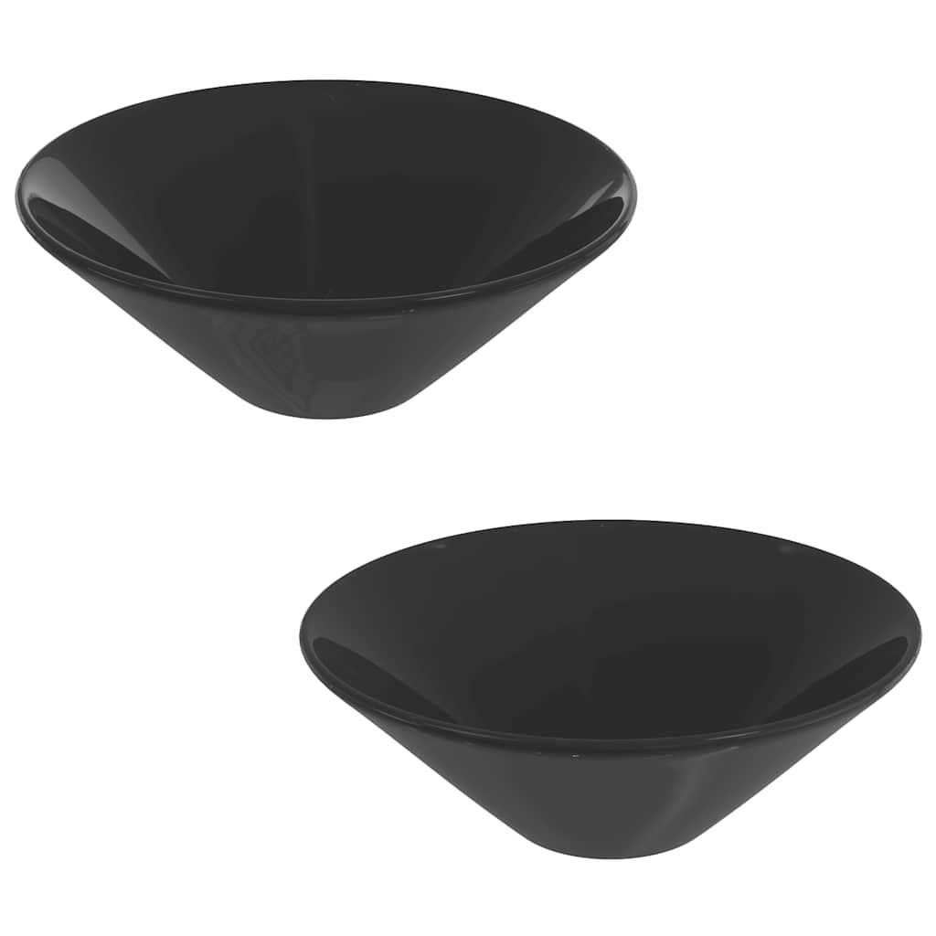 Håndvaske 2 Stk Ø42X14 Cm Keramik Glans