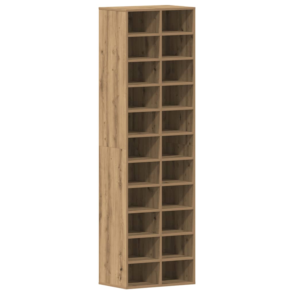 Skoreol 54X34X183 Cm Konstrueret Træ Kunsteg Artisian Oak