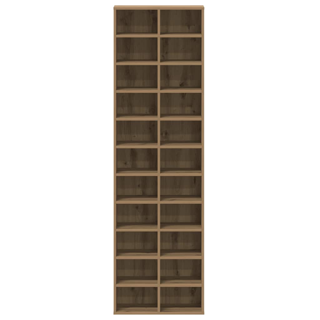 Skoreol 54X34X183 Cm Konstrueret Træ Kunsteg Artisian Oak