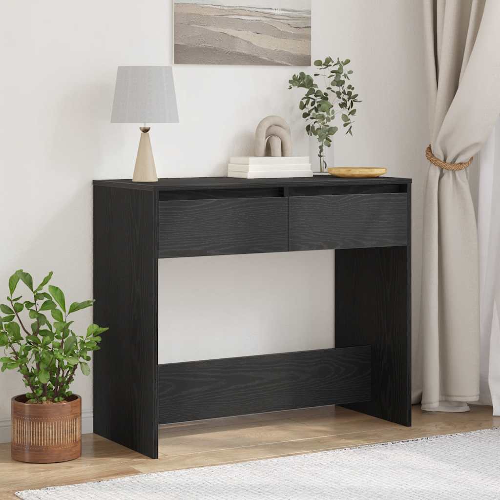 Konsolbord 89X41X76,5 Cm Konstrueret Træ Etræsfarve