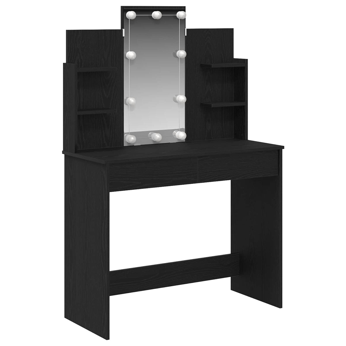 Makeupbord Med Led-Lys 96X40X142 Cm