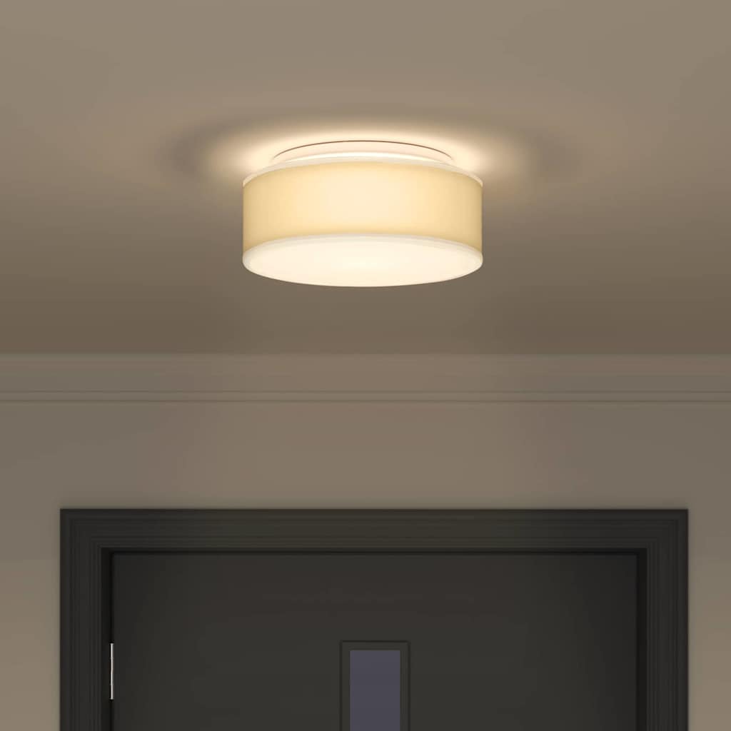 Loftlampe Med Spotlights 30 X 30 X 13,5 Cm Stof