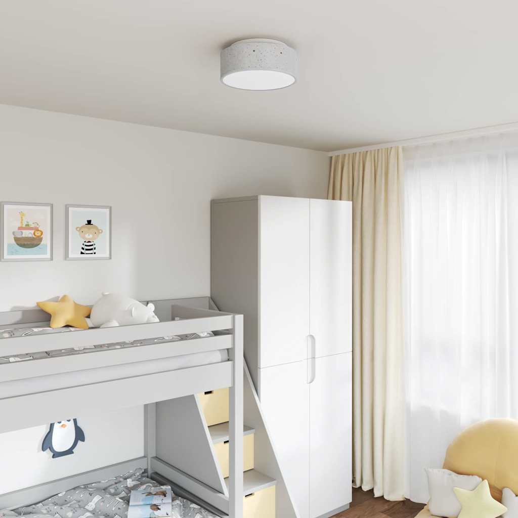 Loftlampe Med Spotlights 30 X 30 X 13,5 Cm Stof