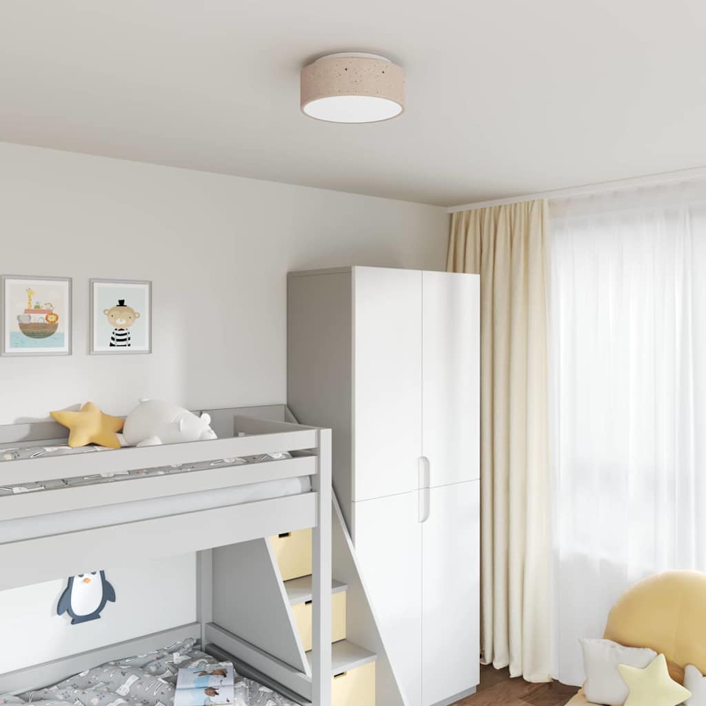 Loftlampe Med Spotlights 30 X 30 X 13,5 Cm Stof