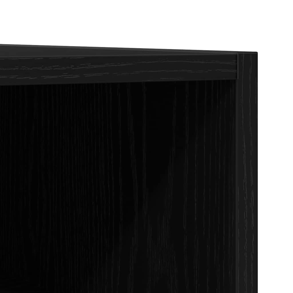 Pladeskab Med Hylde 100 X 38 X 48 Cm Konstrueret Træ