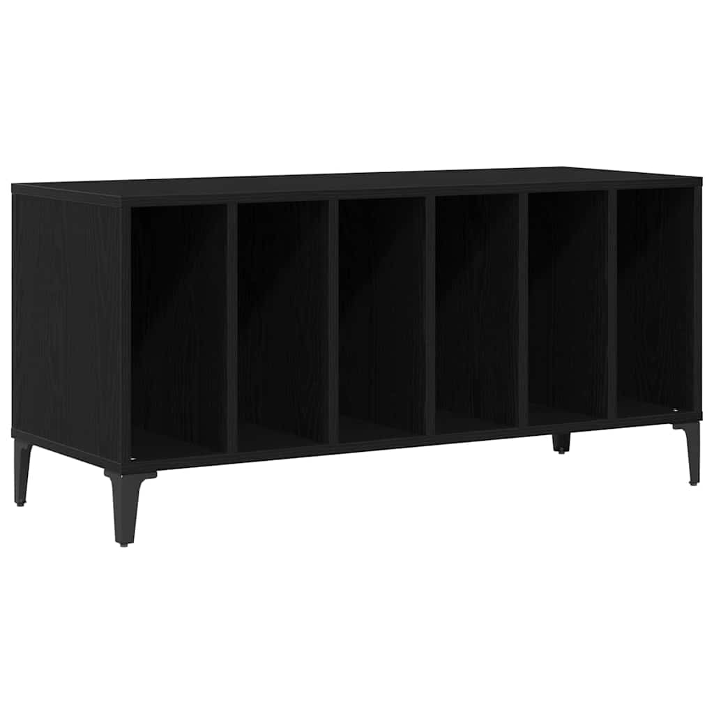 Pladeskab Med Hylde 100 X 38 X 48 Cm Konstrueret Træ
