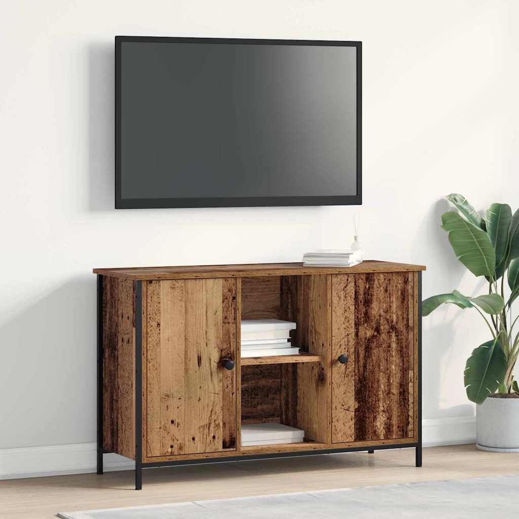 Tv-Møbelsæt 101 X 35 X 65 Cm Konstrueret Træ