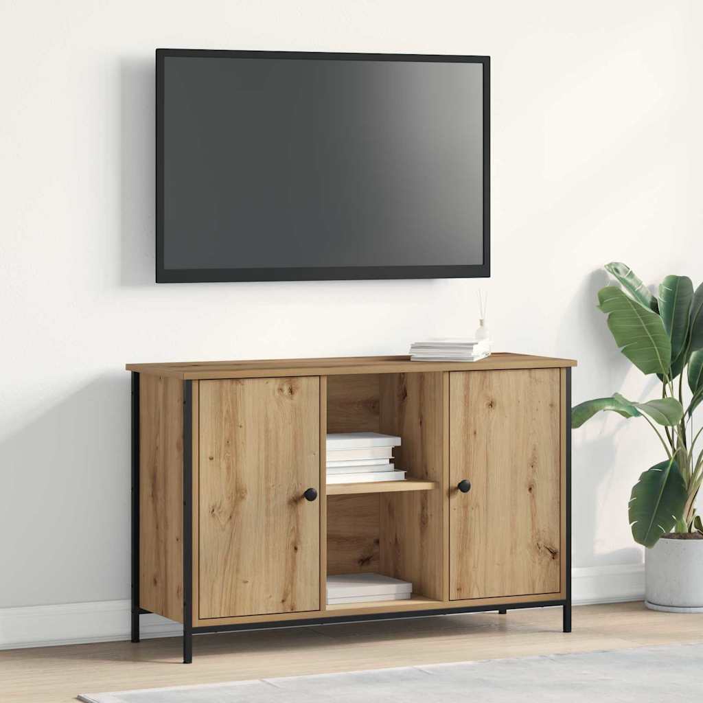 Tv-Møbelsæt 101 X 35 X 65 Cm Konstrueret Træ
