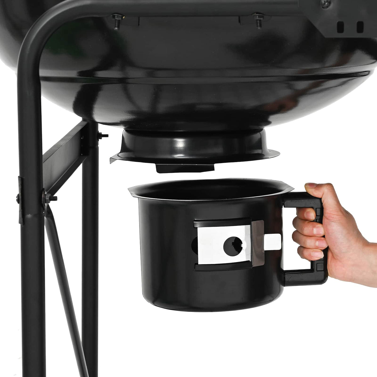 Udendørs Grill 91 X 71 X 107 Cm Metal Sort