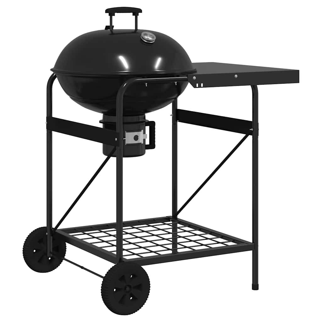 Udendørs Grill 91 X 71 X 107 Cm Metal Sort