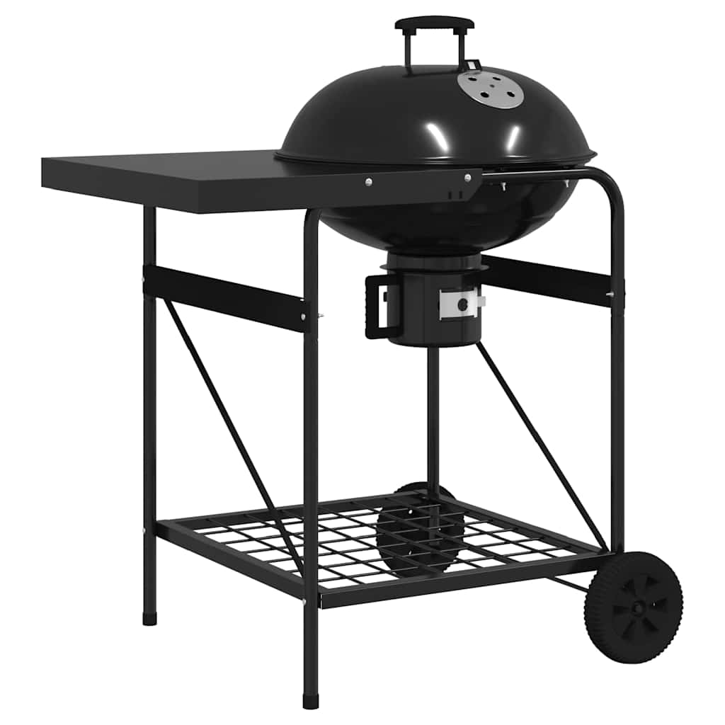 Udendørs Grill 91 X 71 X 107 Cm Metal Sort